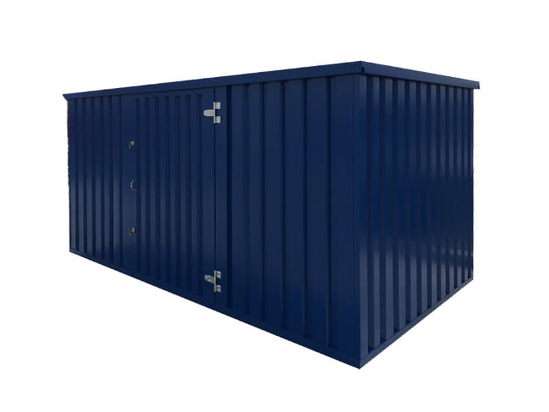 Flat Pack Storage Container Powder coated 2M x 3M